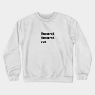 Helvetica Woodworking List Crewneck Sweatshirt